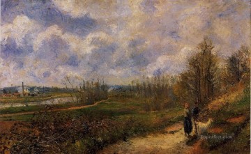  Pontoise Pintura al %C3%B3leo - Camino a le chou pontoise 1878 Camille Pissarro